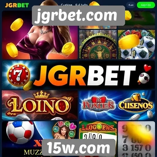 Variedade de jogos disponíveis na plataforma jgrbet.com